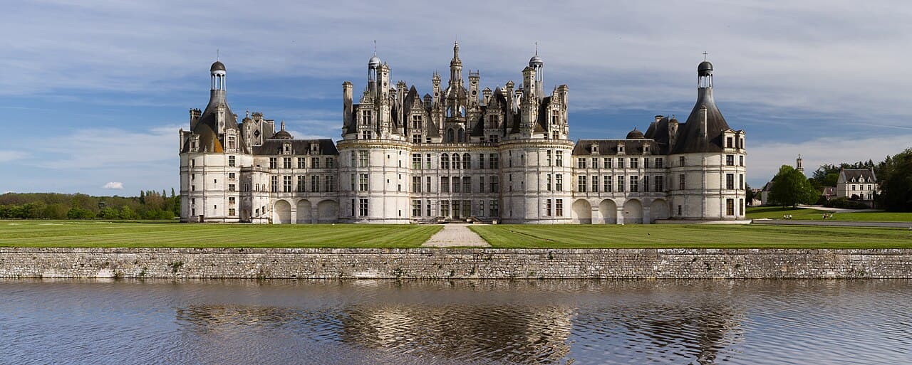 Façade nord-ouest du château de Chambord